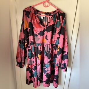 DM Collection Pink Floral Dress